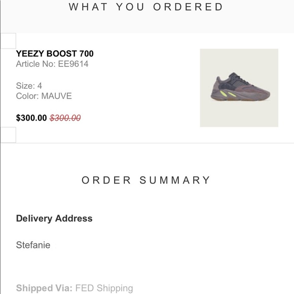 🚫SOLD🚫Yeezy Boost 700 Mauve - Picture 9 of 9
